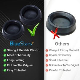 [NEW UPGRADED] PACK OF 2 Plunger Rubber Gasket Replacement Part by Blue Stars - Rubber Plunger End Seal Compatible with Aeropress Coffee and Espresso Makers | BPA/Phthalate-Free Seal