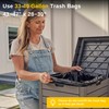 EAST OAK 38 Gallon Outdoor Trash Can | Waterproof Resin