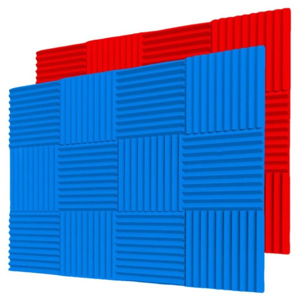 12/24/48 Pack Acoustic Panels 1 X 12 X 12 Inches