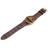Antique Vibes Present For Men/Women Brown Leather Strap Wrist Watch