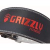 Grizzly Fitness 4" Enforcer Padded Genuine Leather Pro Weight Belt