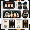 Juego de 10 accesorios de cocina de fantasmas de Halloween