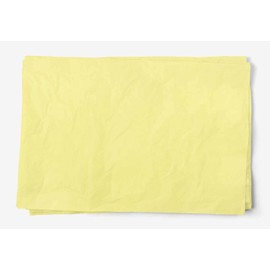 InsideMyNest Coloured Extra Large Tissue Paper Sheets Premium Quality Eco-Friendly Biodegradable Compostable Acid-Free Colourfast (Pack of 10 Sheets) (Yellow)