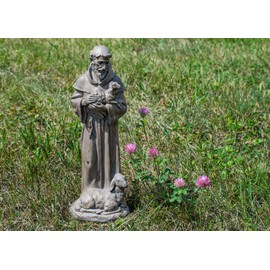 Roman 15.25" H Saint Francis Garden Statue