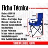 6 Silla Plegable Playa Camping Incluye Funda Y Portavaso