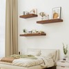 Heimlove 12" Deep Floating Shelves for Wall, 24 Inch Wall