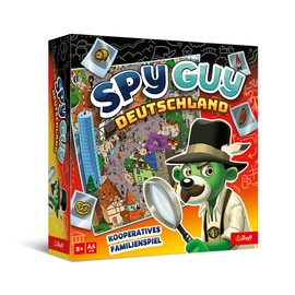 Trefl Spy Guy Germany Cooperative Detective Game, Family Board Game, Giant Game Board with City, German Monuments, Symbols and Famous People, for Adults and Children from 5 Years