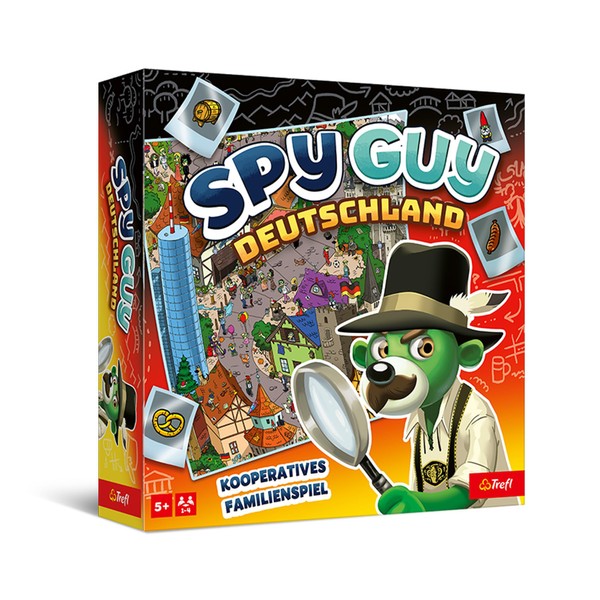 Trefl Spy Guy Germany Cooperative Detective Game, Family Board Game,