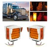 czyopo Double Face Pedestal Fender Light 52 LED Stop Turn