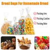 PEOKPIPLE Reusable Bread Bags for Homemade Bread & Sandwich Bread