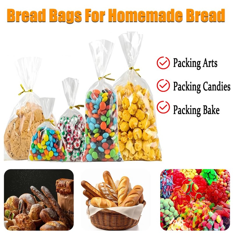 PEOKPIPLE Reusable Bread Bags for Homemade Bread & Sandwich Bread