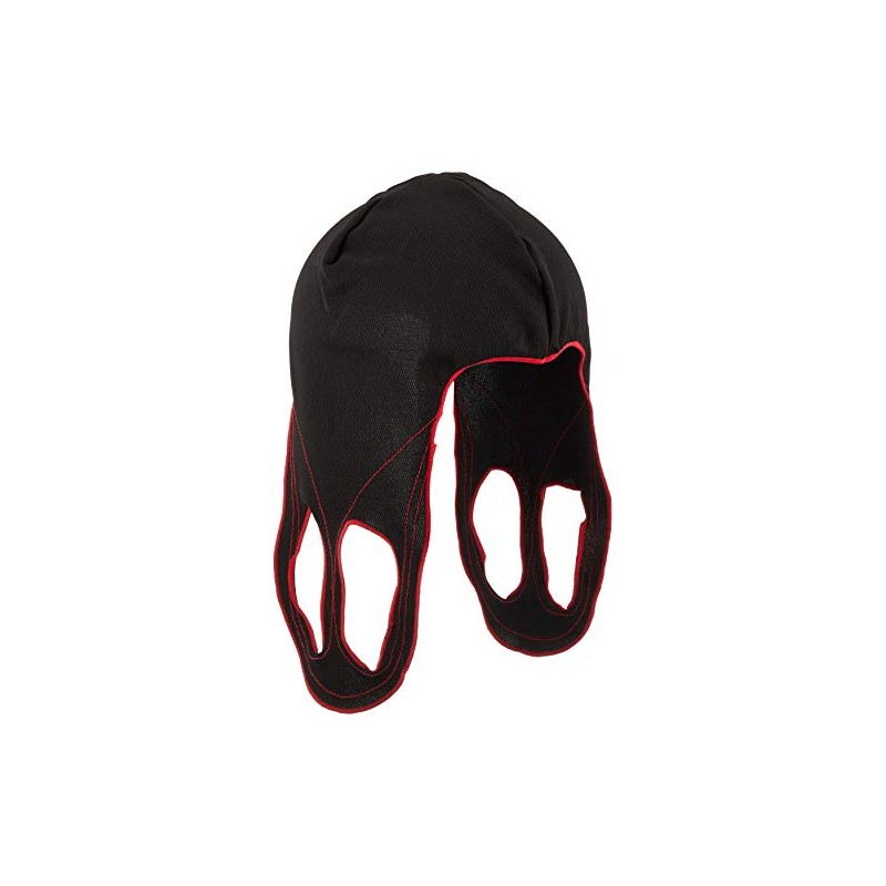 Komine RE-000 264 Motorcycle Helmet Remover, Black/Red Free, Mesh Material