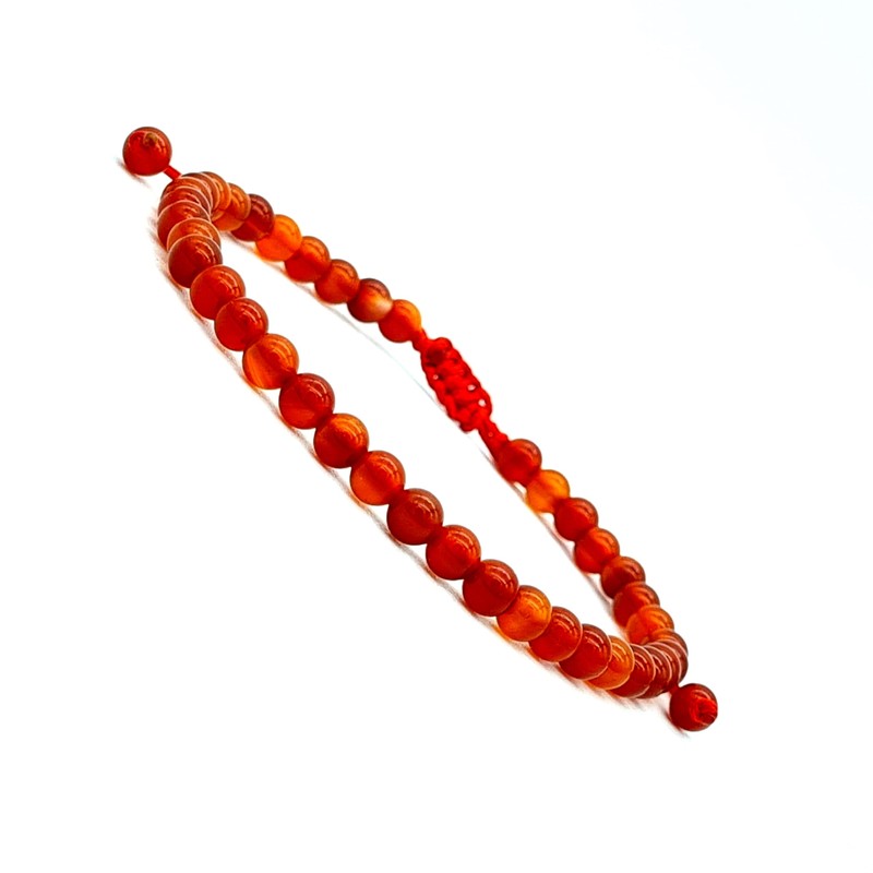 Pulsera Cornalina 100% Natural | Proteccion, Abundancia y Creatividad |