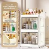 Caja Almacenamiento Cosméticos Multinivel Con Compartimentos Blanco