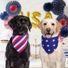 QUQULE 4th of July Dog Bandanas Small 2PCS, 4 Pattern