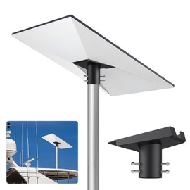 Justech Starlink Gen 3 Pipe Adapter Pole Mount Adapter Mounting Kit Aluminum Alloy Starlink Pole Mount for Starlink Standard Dish V3 Kickstand Dishy