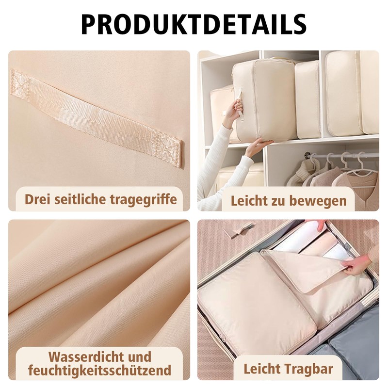 FIVAVA Space-saving compressing organiser, storage for duvets, clothes storage, storage