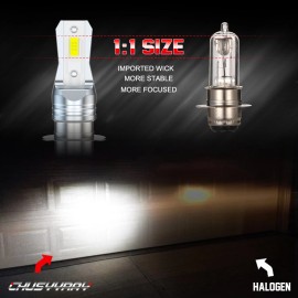 CHUSYYRAY For Kawasaki Bayou LED Headlights 2x Bulbs 6000K White Kit 220 250 300 400 KLF