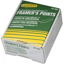 Fletcher 08-950 Wax Free Glazier Point 5/8 L in. for Frame's Point Driver