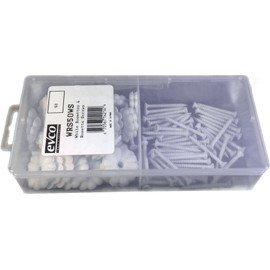 Mobile Home/RV Ceiling Rosette Buttons with Rosette Screws-50 Count