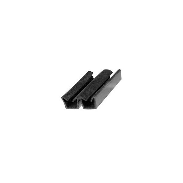 C.R. LAURENCE AS122296 CRL 96" Flexible Flocked Rubber Glass Run Channel for Universal Applications