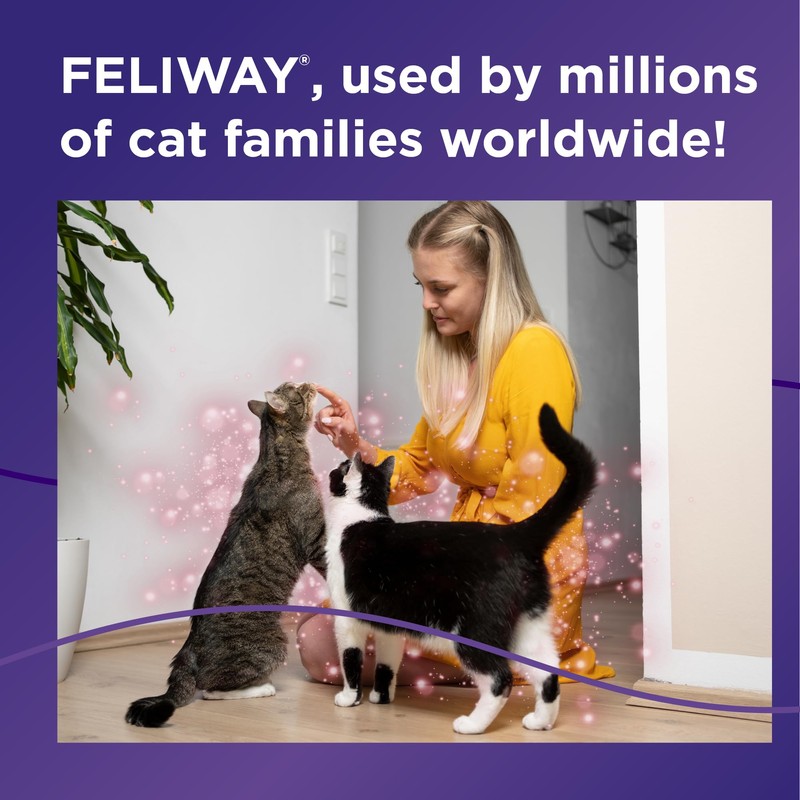 FELIWAY MultiCat 30 Day Cat Calming Plug In Pheromone Diffuser