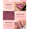 Rossetto e lucidalabbra 2 in 1, colore rosa baby ombre,