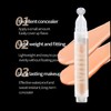 Hydrating liquid Concealer stick, Press Concealer Applicator, medium shade Colour