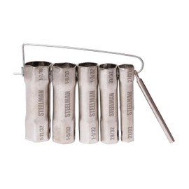 Steelman 6-Piece Shower and Tub Valve Socket Wrench Set (21/32", 27/32", 29/32", 31/32", 1-1/32", 1-3/32", 1-5/32", 1-9/32", 1-11/32", and 1-7/16" Sizes), Includes Bar Handle for Leverage (61385)