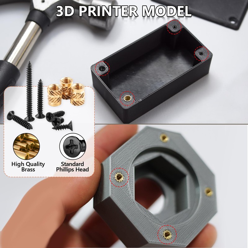 600Pcs M3 Metric Screws for 3D Printer DIY, 3D Printer