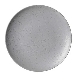 Ritzenhoff & Breker Kitwe Dinner Plate, 28 cm, Dinner Plate with Matte Grain, Unique Reactive Glaze, Stoneware, Grey