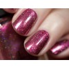 ILNP Velvet Rope - Dark Magenta Holographic Metallic Nail Polish