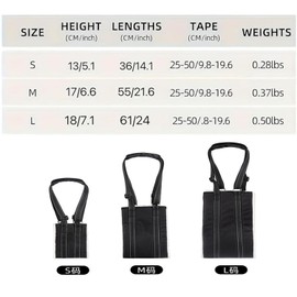 Roczential Dog Lift Support Harness Portable Sling for Support to Help Dogs Rear Rehabilitation and Disable Injured Elderly Pet Helps Dog with Weak Front Or Rear Legs Walk (Black Medium)