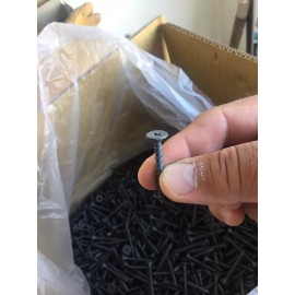 CYW/PROFESSIONAL CHOICE #8 x 1-5/8" Phillips Wafer Head Sharp Point Cement Board Screws w/NIBS 1000/Case