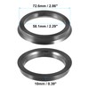 X AUTOHAUX 72.6mm to 58.1mm Universal Car Hub Centric Rings