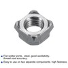 QUARKZMAN Welding Nuts M12-1.25 Square UNC Machine Screw Carbon Steel