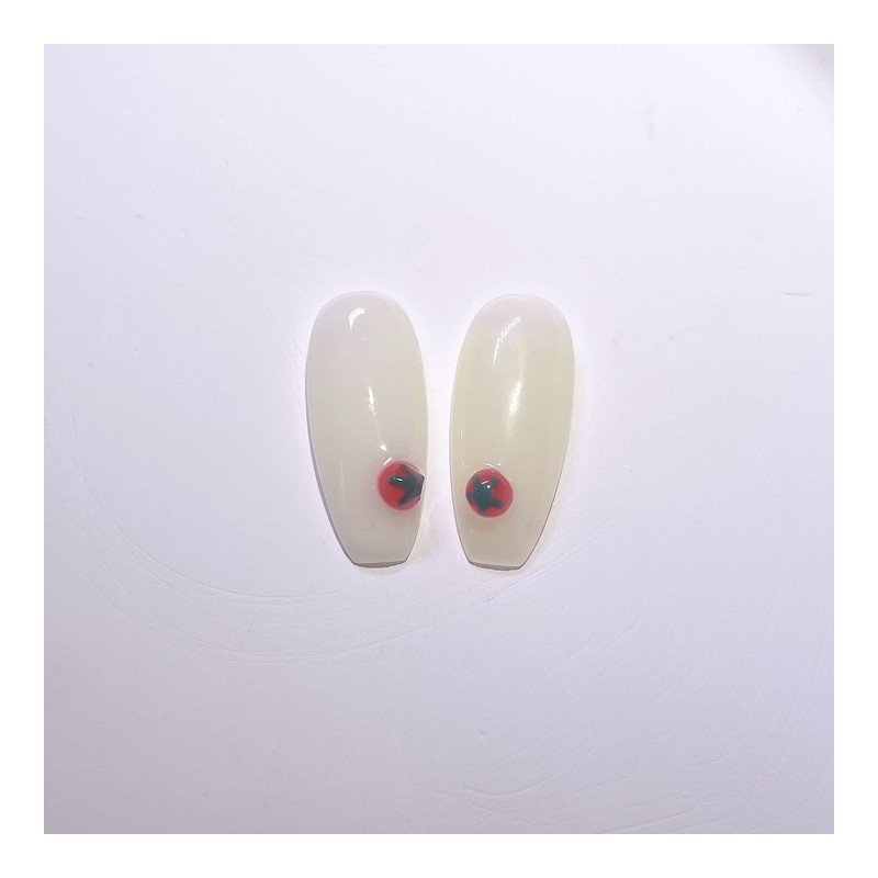 [Omelet Rice Cat] Oishikunare Omelet Rice Handmade Nail Tip -