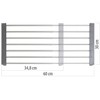 Rosenstein & Söhne Fridge Grid Base: Set of 2 Universal