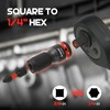 EZARC 21PCS Impact Socket Adapter Set, Includes CR-MO Universal Swivel