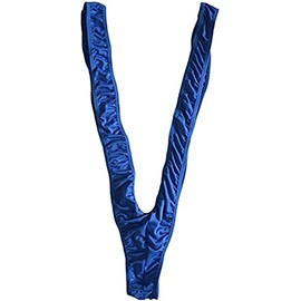 Walang Lip Traje de tirantes para hombre, estilo Borat, para fiesta, estilo V, Azul / Patchwork, Talla única