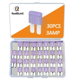 30PCS Micro 2 Blade Fuse ATR/APT Micro2 Fuse ATR/APT Blade Fuse Kit for Car Boat Truck SUV Automotive Replacement Fuses (10A) (3A)