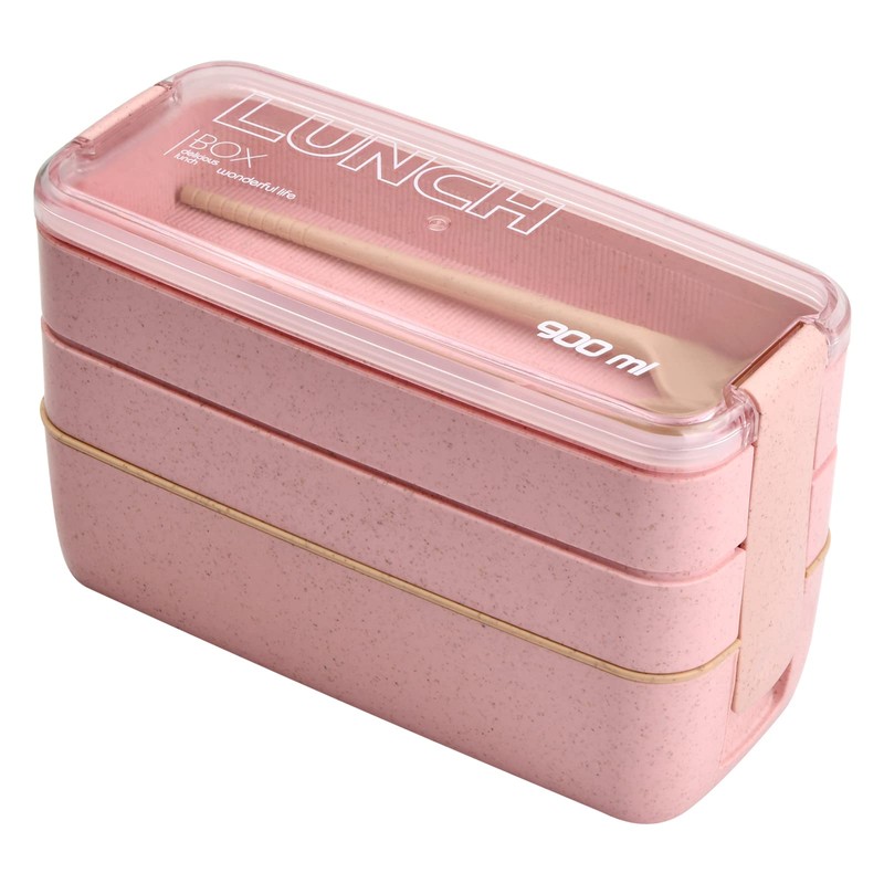 Daelesr 1 Pack Reusable Lunch Bento Boxes, Meal Prep Brotdose