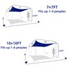 UMARDOO Family Beach Tent Canopy Sun Shade Portable 10×10FT, Large