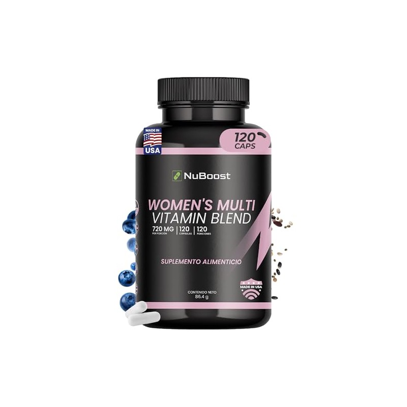 NUBOOST Multivitamínico Mujer + Multivitamínico Hombre 980 mg
