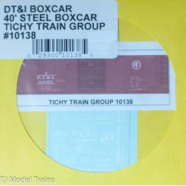 Tichy Train Group #10138 Decal for: Detroit, Toledo & Ironton 40' Steel Boxcar (