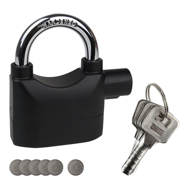 HMF 3503-02 Padlock, Alarm Function, 110dB, Outdoor, 9,8 x 7,1