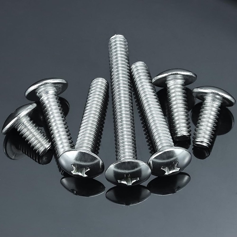 #4-40 x 1/4" Truss Head Machine Screws (200 pcs), 18-8