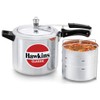 Hawkins 6.5 Litre Classic Pressure Cooker with Pots, Inner Lid
