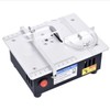96W Precise Mini Table Saw, Adjustable Cut Depth and Angle,