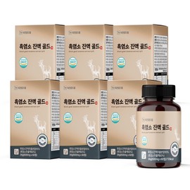 The Health Dream Korean Native High-Content Black Goat Extract Health Pill Gold 60 Tablets 6 Boxes Easily removes the fishy black goat extract that is difficult to swallow / 더건강드림 국내산 토종 고함량 흑염소진액 건강환 골드 60정 6박스 먹기힘든 비릿한 흑염소진액을 간편하게